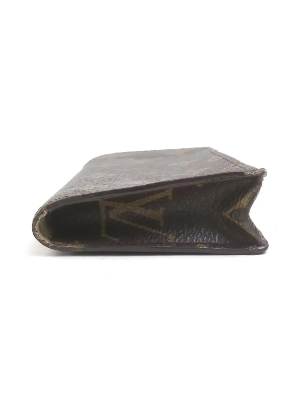 Auth Louis Vuitton Glasses Case Brown #297681L91B